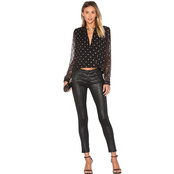 Lovers + Friends Gold Dot Whisper Top - Picture 2 of 11